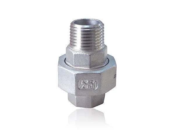 União de Tubos de Aço Inoxidável Cônico Macho Fêmea